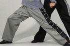 KWON KWON schwarze Basics Pants mit Boxerbund und Seitenstreifen in grau