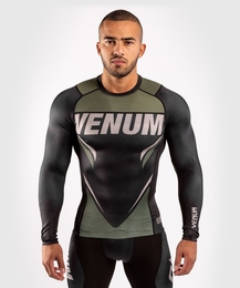 Venum ONE FC2 Rashguard Long Sleeves Black/Khaki