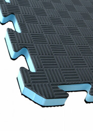 Puzzlematten Standard 1 x 1 m x 2 cm, grau-schwarz