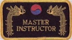 Stickabzeichen Master Instructor
