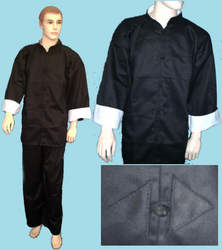 Fudoshin Kung Fu / Tai Chi Anzug im chin. Stil schwarz