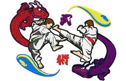 Stickmotiv Großes Martial Arts Logo / Large Martial Arts Logo - EMB-SP1560