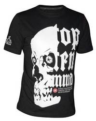 MMA Shirt Skull schwarz