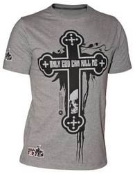MMA Shirt Cross grau