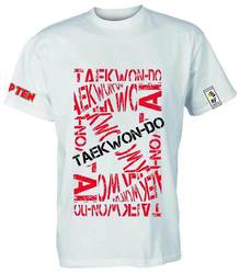 ITF T-Shirt TopTen Taekwondo, Weiß