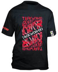 ITF T-Shirt TopTen Taekwondo, Schwarz