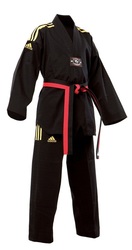 Taekwondoanzug ADI-Champion Colour schwarz