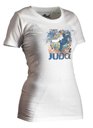 Lady Judo-Shirt All-Japan weiß