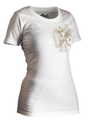 Lady Taekwondo Shirt Trace weiß Lady