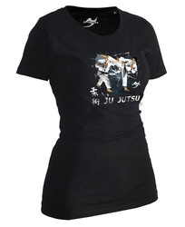Lady Ju-Jutsu-Shirt Artist schwarz