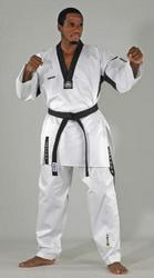 Taekwondo Anzug Evolution lang schwarzem Revers