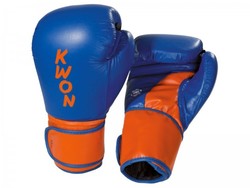 Boxhandschuhe Super Champ, schwarz-weißBoxhandschuhe Super Champ, blau-orange