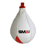 SMAI Echtleder Speedball,ca., 25 cm, rot-weiß
