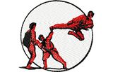 Stickmotiv Martial Arts / Karate - EMB-9252