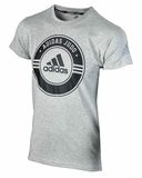 ADIDAS T-Shirt Combat Sport Judo grau-schwarz