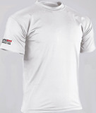 Rash guard T-Shirt in weiß