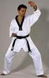 Taekwondo-Anzug Performer mit weißem Revers