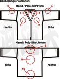 Position Textil-Bestickung Hemd, Polo-Shirt