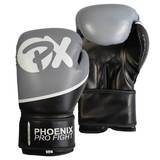 PX PRO FIGHT Boxhandschuhe PU schwarz-grau