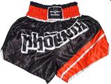 Thai Shorts, FIGHTER schwarz-rot