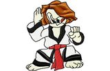 Stickmotiv Martial Arts Karate Kid / Little Karate Kid - EMB-CH189