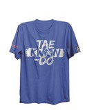 ITF T-Shirt TopTen Taekwondo, Blau