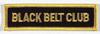 Stickabzeichen Black Belt Club accessoires sticker aufnäher stickabzeichen patch patches diverse
