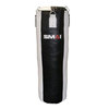 SMAI Leder Boxsack 160 cm gefüllt, schwarz-weiß trainingsgerät trainingsgeraet trainingsgeraete kampfsport trainingsequipment sandsack boxsport boxer boxen boxing boxsack gefuellt