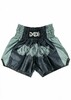 Muay Thai Shorts, Dax, schwarz/grau anzuege muay+thai anzug hose short thaihose thaishort kleidung bekleidung