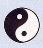 Sewn badge Yin Yang accessories sewn badges emblem embroidery kung+fu kung-fu other