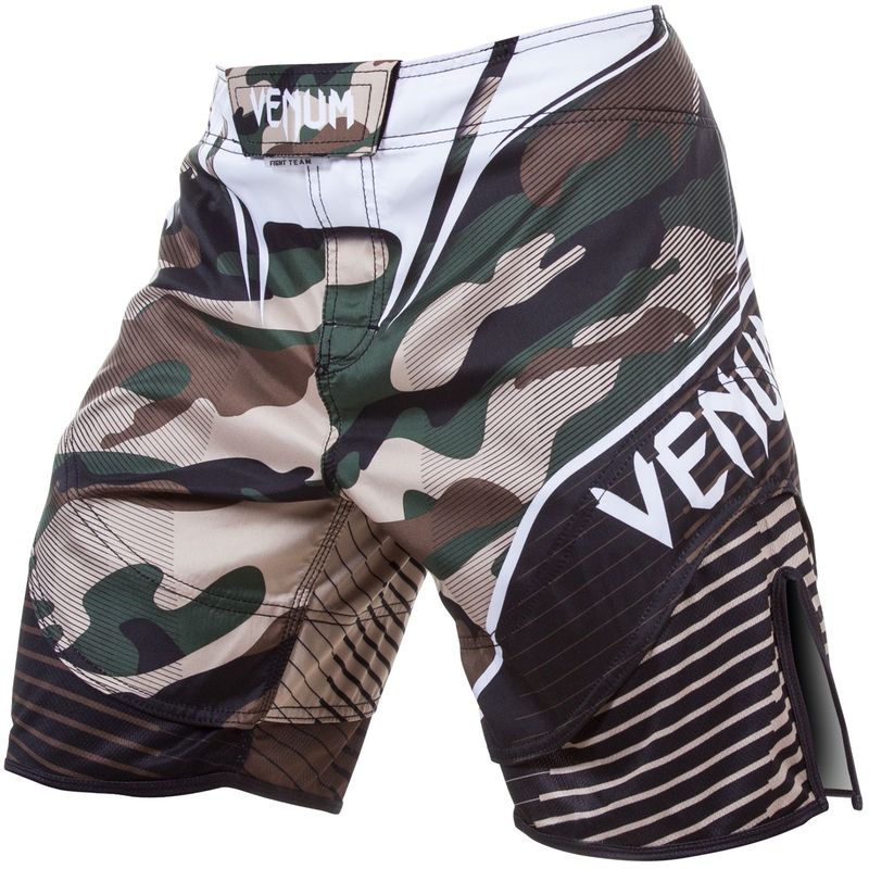 Venum Camo Hero Fight Shorts - Green/Brown