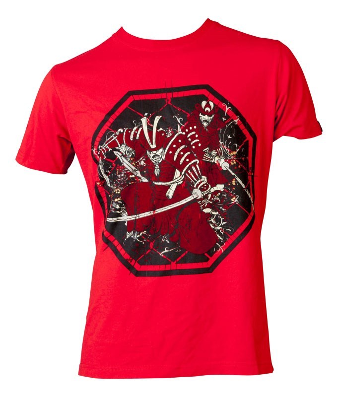 T-Shirt TopTen MMA Samurai, Rot