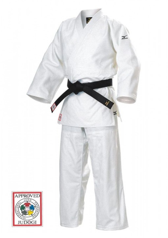 Mizuno Kodomo 3 Judoanzug Sportanzug Reiskorn Kniebesatz weiß 160cm