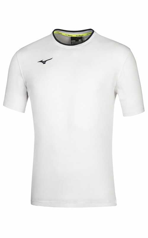 Herren T-Shirt, Mizuno M18, Weiß