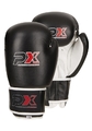  PX Boxhandschuhe schwarz-weiß, Leder 12 oz
