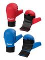  Karate Handschutz - mit Daumenschlaufe CE L blau