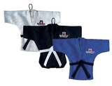 DanRho Doll-Jacket Judo - Aus Original-Stoffen der Kampfanzüge gefertigt. Komplett mit Aufhängung