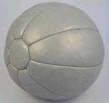 PHOENIX  Medizinball Echtleder grau 4 kg 25 cm