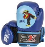 Eigenmarke Junior Boxhandschuhe PU blau BUDOBAERT