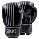 PHOENIX PX Boxhandschuhe schwarz-grau, Leder