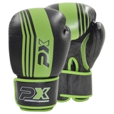PHOENIX PX Boxhandschuhe schwarz-grün, Leder