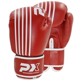 PHOENIX PX Boxhandschuhe Sparring, PU rot-weiß