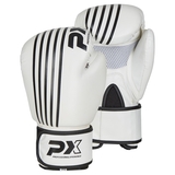 PHOENIX  PX Boxhandschuhe Sparring, PU weiß-schwarz
