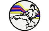 Stickmotiv Patch Taekwondo Crest - EMB-9303
