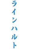 Budoten  Japanische Bestickung, Katakana individuell je Schriftzeichen