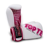 Top Ten  Boxhandschuhe Woman für Frauen weiß/pink 10 oz