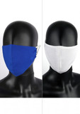 DAX  Gesichtsmasken im 2er Set, 1x weiß und 1x blau