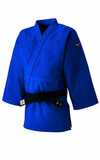 Judo Jacke, Mizuno Yusho slim fit, Made in Japan, IJF, Blau