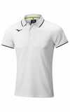 Mizuno  Herren Polo-Shirt, Mizuno M18, Weiß
