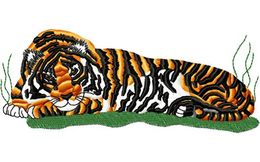 Stickmotiv Bengalischer Tiger / Bengal Tiger DAC-WL1102